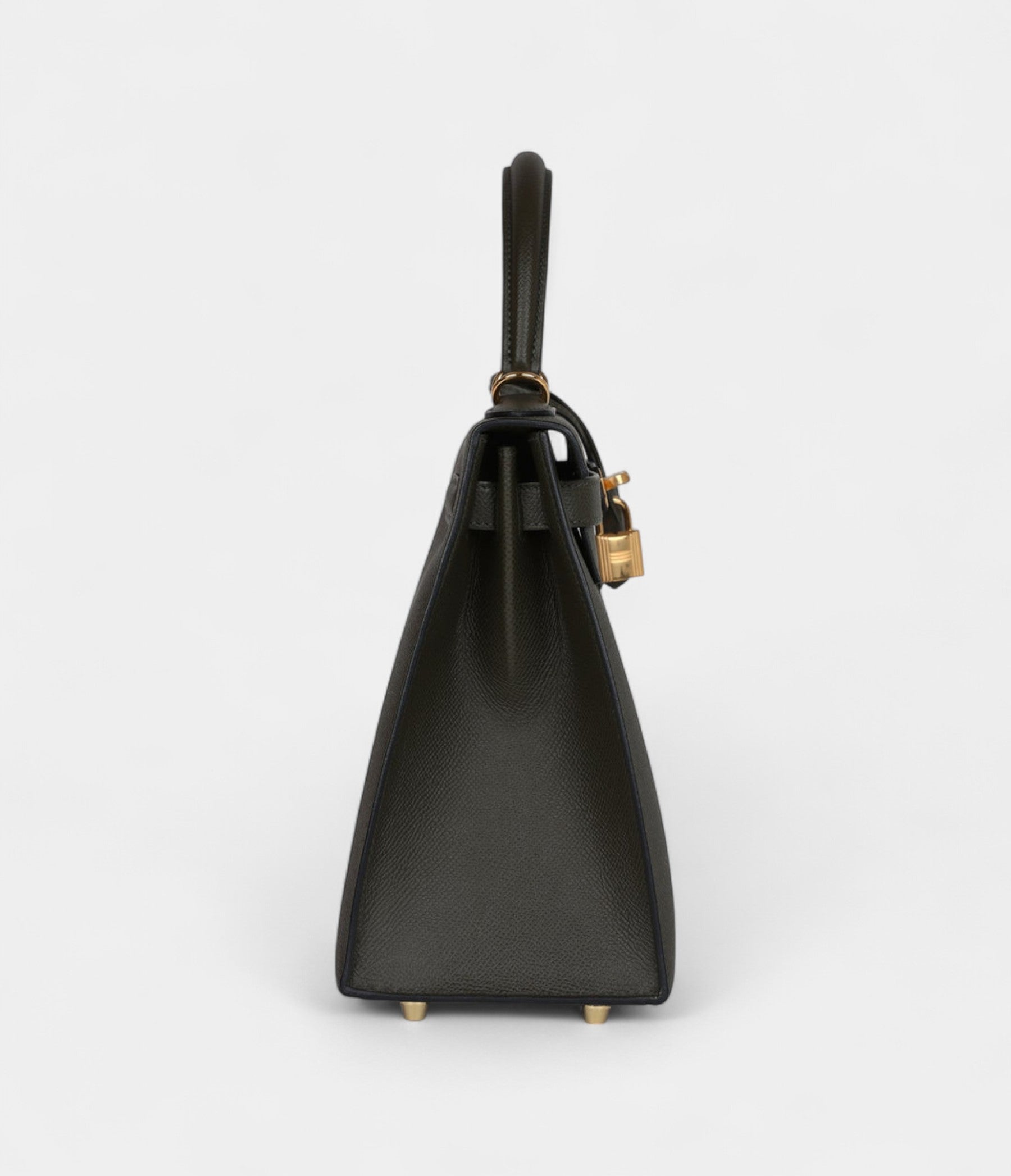 HermesKelly28GreenGreyEpsomGoldHardware_4.jpg Hermes Kelly 28 Green Grey Epsom Gold Hardware