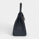 Hermes Kelly 28 Gris Misty Togo Permabrass Hardware