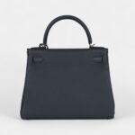 Hermes Kelly 28 Gris Misty Togo Permabrass Hardware