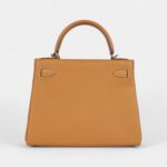 Hermes Kelly 28 Natural Sand Togo Palladium Hardware