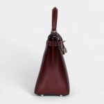 Hermes Kelly 28 Rouge H Monsieur Palladium Hardware