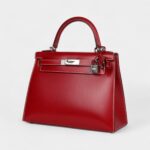 Hermes Kelly 28 Rouge Piment Box Palladium Hardware
