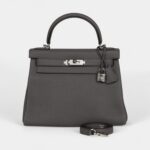 Hermes Kelly 28 Tin Togo Palladium Hardware
