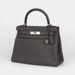 Hermes Kelly 28 Tin Togo Palladium Hardware