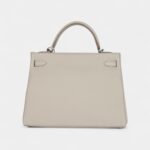 Hermes Kelly 32 Beton Togo Palladium Hardware
