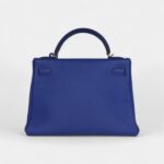 Hermès Kelly 32 Bleu Electric Togo Gold Hardware