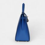 Hermès Kelly 32 Bleu Epsom Palladium Hardware