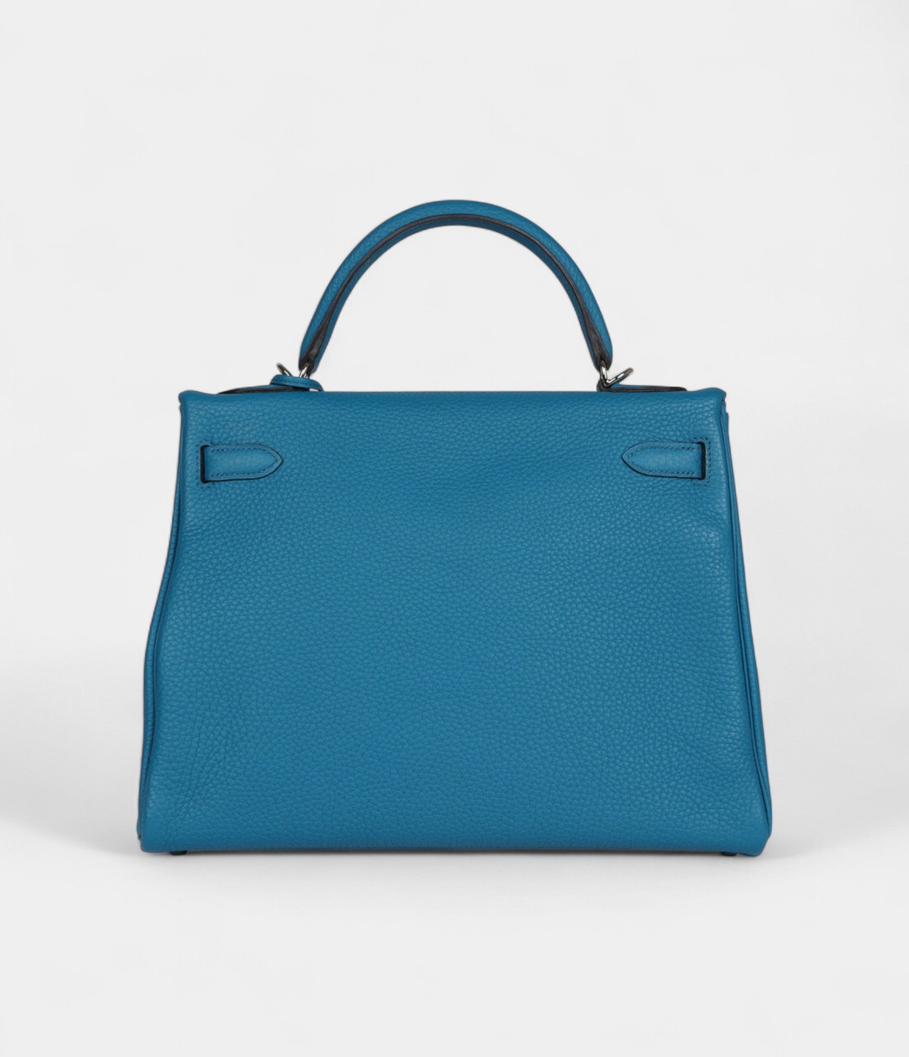 Hermès Kelly 32 Cobalt Clemence Palladium Hardware