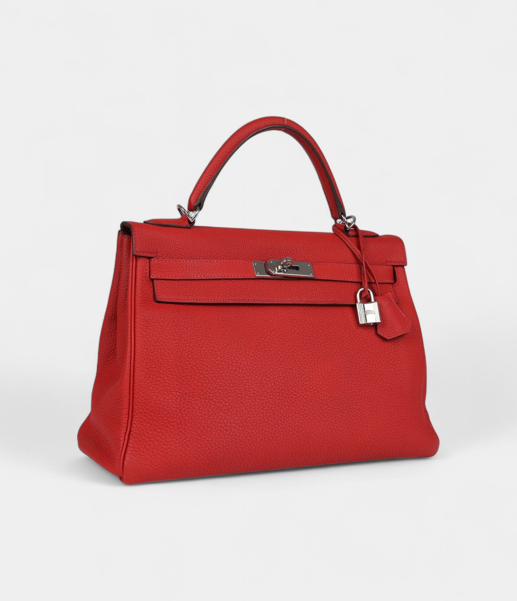 HermesKelly32GeraniumTogoPalladiumHardware_3.jpg Hermès Kelly 32 Geranium Togo Palladium Hardware