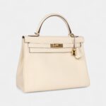 Hermes Kelly 32 Nata Clemence Gold Hardware