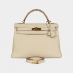 Hermes Kelly 32 Parchemin Togo Gold Hardware