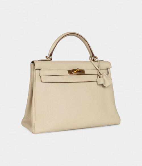 Hermes Kelly 32 Parchemin Togo Gold Hardware