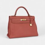 Hermès Kelly 32 Rosy Togo Gold Hardware