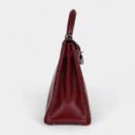 Hermès Kelly 32 Rouge H Box Palladium Hardware