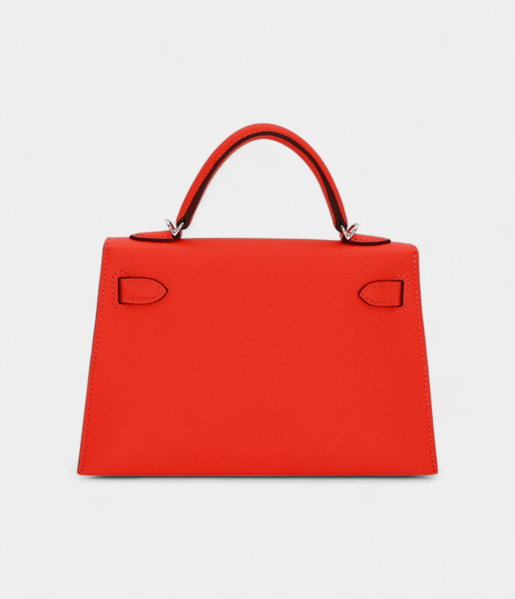 Hermès Kelly II Sellier Mini Go Orange Field Epsom Leather Palladium Hardware