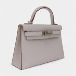 Hermès Kelly II Sellier Mini Gris Pale Epsom Leather Palladium Hardware