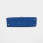 Hermès Kelly II Sellier Mini Mykonos Ostrich Gold Hardware