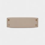 Hermès Kelly II Sellier Mini Nata/Black Chèvre Leather Permabrass Hardware