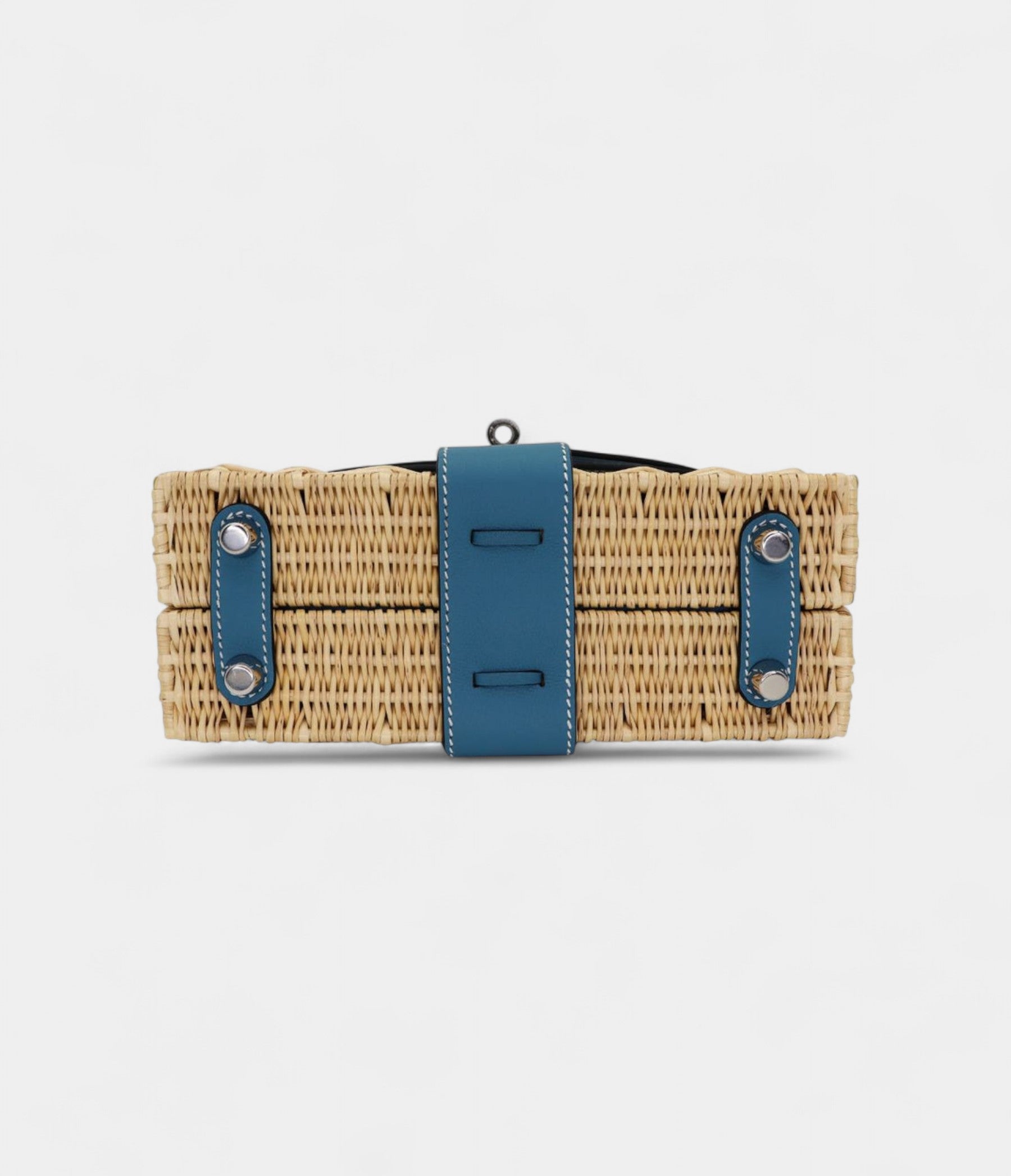HermesKellyIISellierMiniPicnicBleuJeanSwiftLeatherPalladiumHardware_4.jpg Hermès Kelly II Sellier Mini Picnic Bleu Jean Swift Leather Palladium Hardware