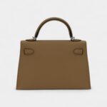 Hermès Kelly II Sellier Mini Poussiere Epsom Leather Palladium Hardware