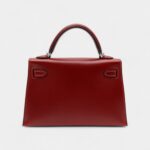 Hermès Kelly II Sellier Mini Rouge H Box Calf Leather Palladium Hardware