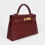 Hermès Kelly II Sellier Mini Rouge H Madame Leather Gold Hardware