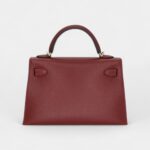 Hermès Kelly II Sellier Mini Rouge H Madame Leather Gold Hardware