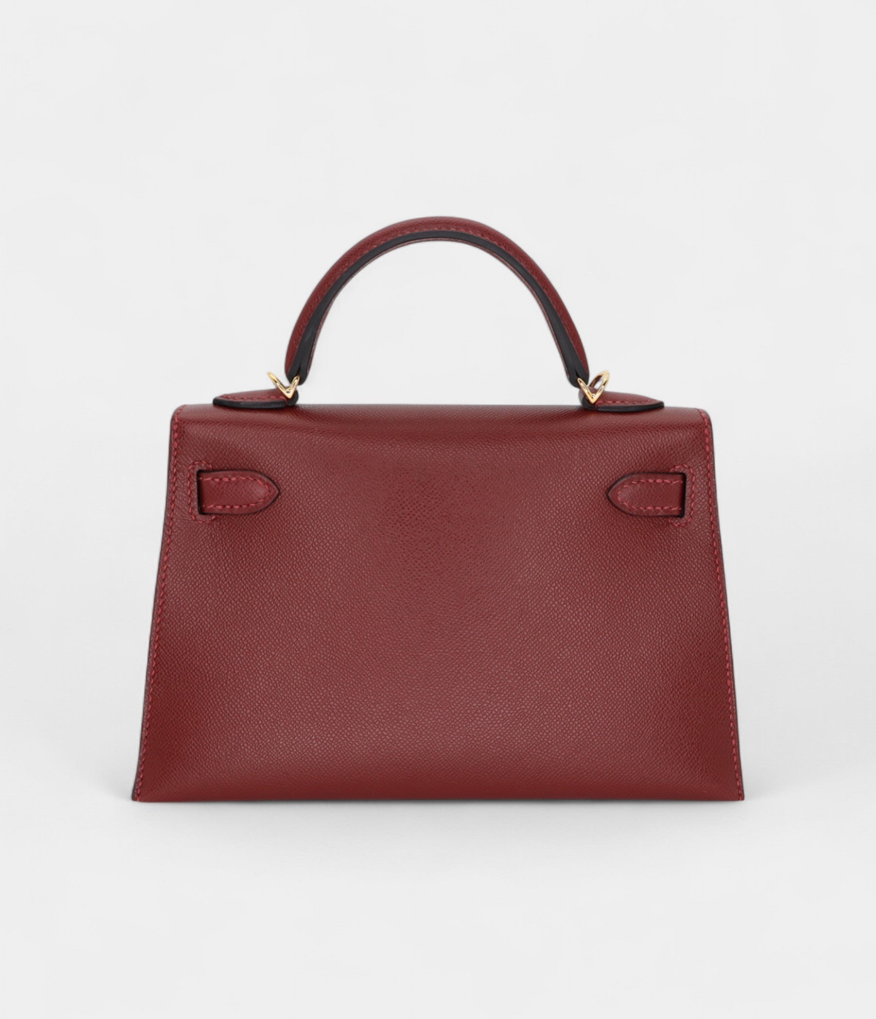 HermesKellyIISellierMiniRougeHMadameLeatherGoldHardware_3.jpg Hermès Kelly II Sellier Mini Rouge H Madame Leather Gold Hardware