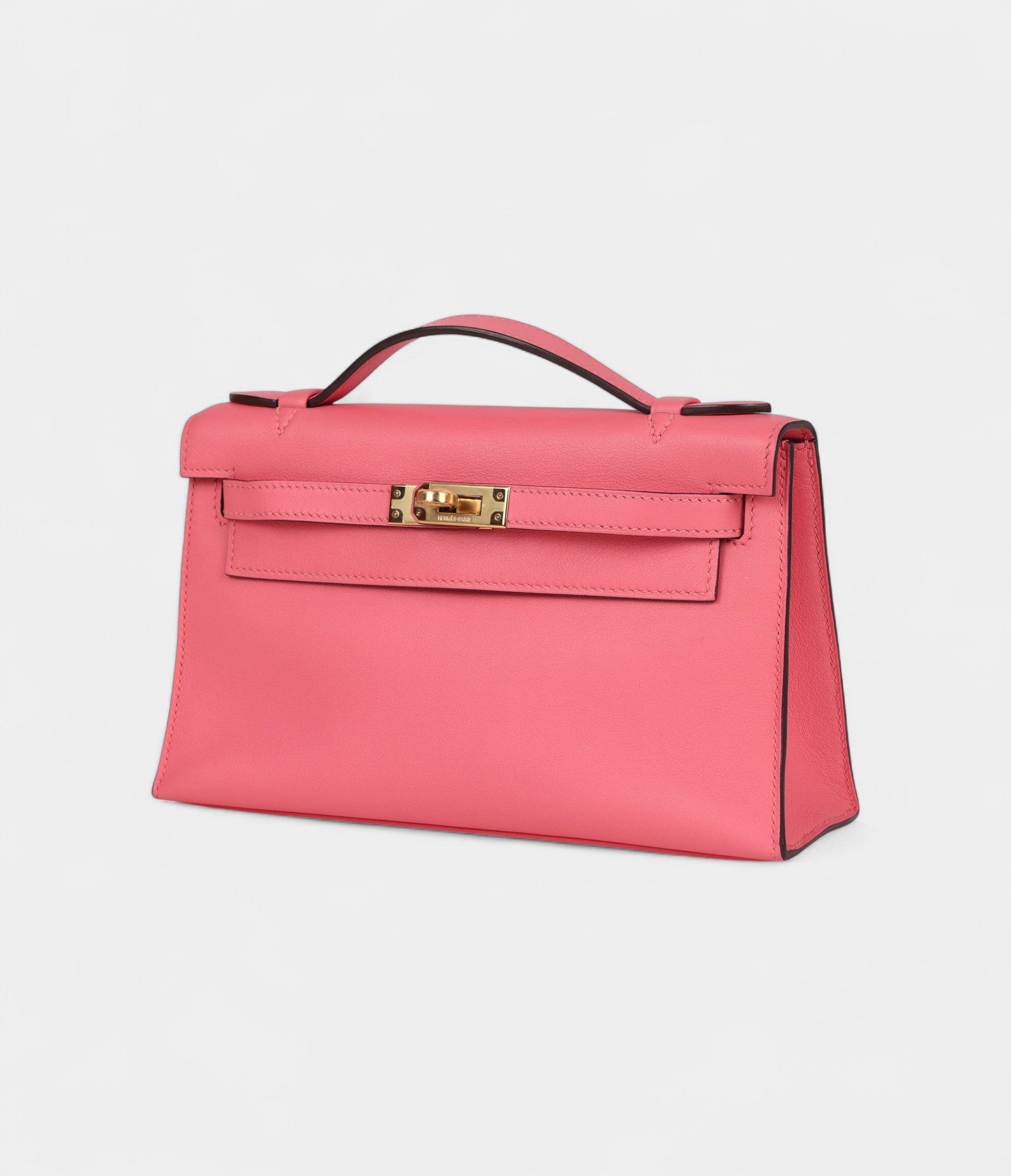 HermesKellyPochetteRoseAzaleeSwiftGoldHardware_3.jpg Hermès Kelly Pochette Rose Azalee Swift Gold Hardware