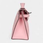 Hermès Kelly Pochette Rose Sakura Swift Palladium Hardware