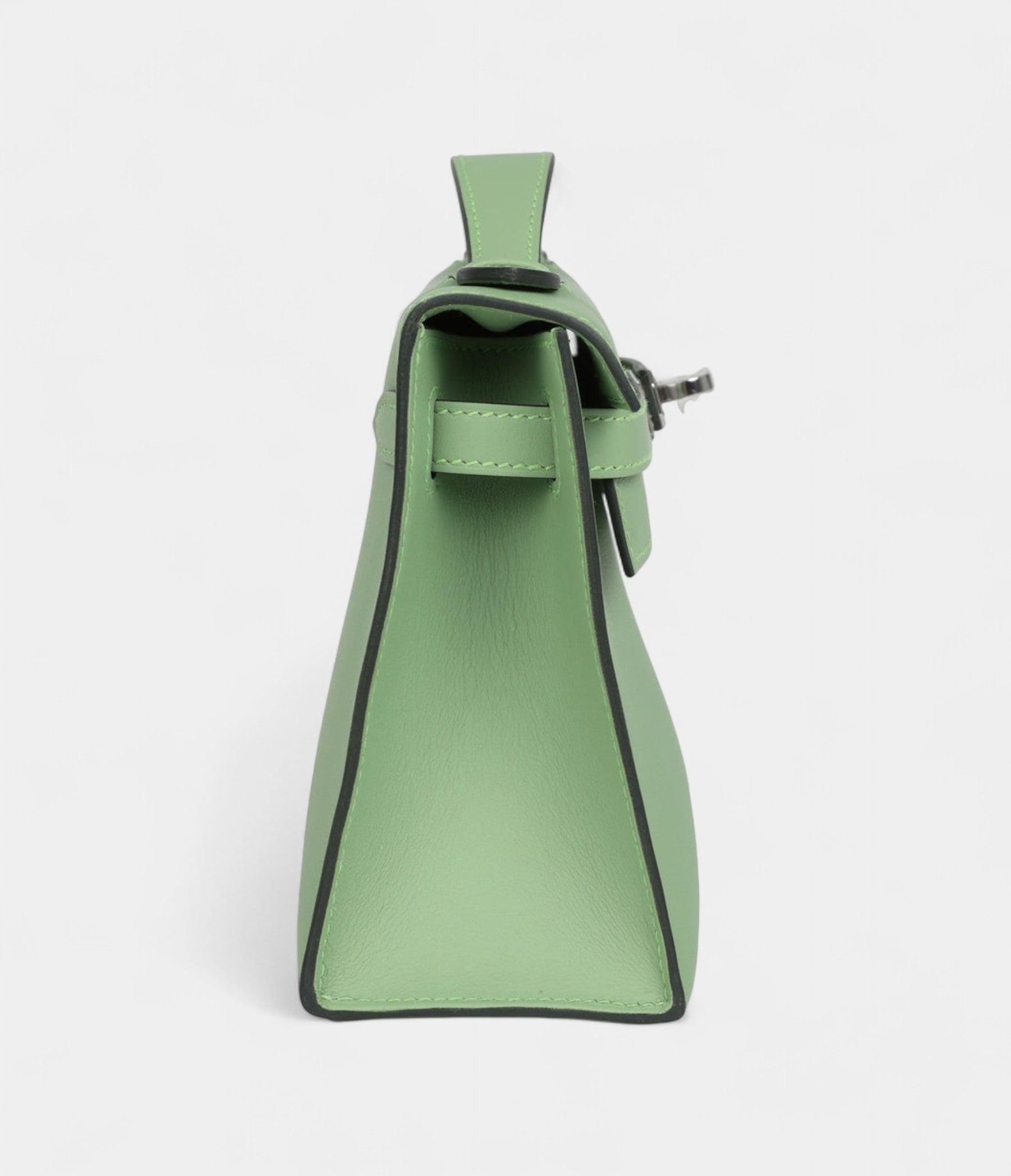 HermesKellyPochetteVertCriquetSwiftPalladiumHardware_5_73aa8dba-4292-44d4-9be8-016dfc4be5d6.jpg Hermès Kelly Pochette Vert Criquet Swift Palladium Hardware