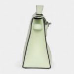 Hermès Kelly Pochette Vert Fizz Swift Palladium Hardware