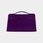 Hermès Kelly Pochette Violet Doblis Gold Hardware