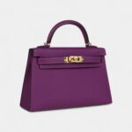 Hermès Kelly Sellier 20 Anemone Epsom Gold Hardware