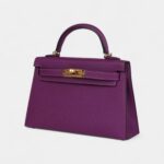 Hermès Kelly Sellier 20 Anemone Epsom Gold Hardware
