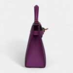 Hermès Kelly Sellier 20 Anemone Epsom Gold Hardware