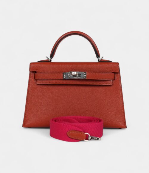 Hermès Kelly Sellier 20 Copper Goat Mysore Palladium Hardware