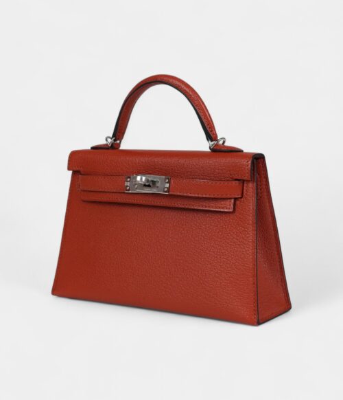 Hermès Kelly Sellier 20 Copper Goat Mysore Palladium Hardware