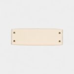 Hermès Kelly Sellier 20 Craie and Gris Asphalte Epsom Permabrass Hardware