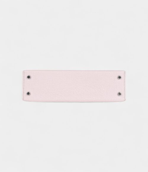 Hermès Kelly Sellier 20 Mauve Pale Chevre Palladium Hardware