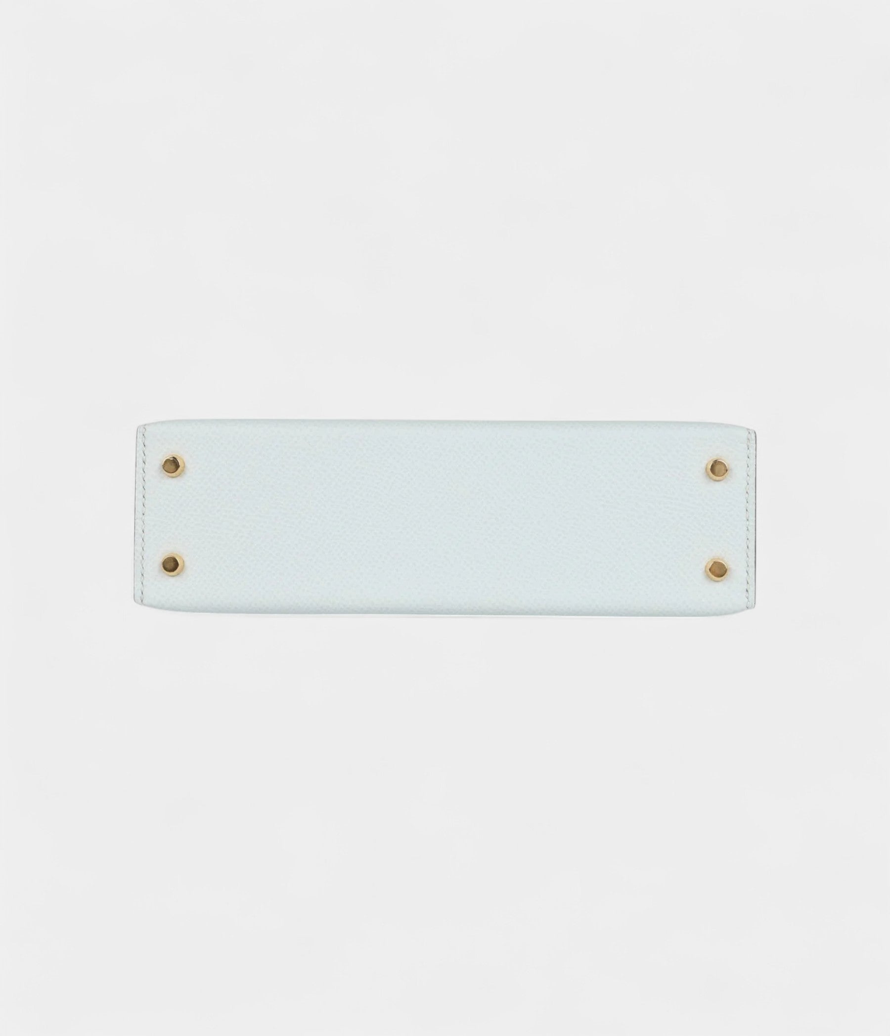 Hermès Kelly Sellier 20 Tri-color Platinum Grey, Pale Mauve and Medium Green Epsom Gold Hardware