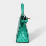 Hermès Kelly Sellier 20 Vert Jade Shiny Alligator Gold Hardware