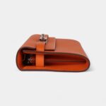 Hermès Kelly Wallet To Go Orange Epsom Palladium Hardware