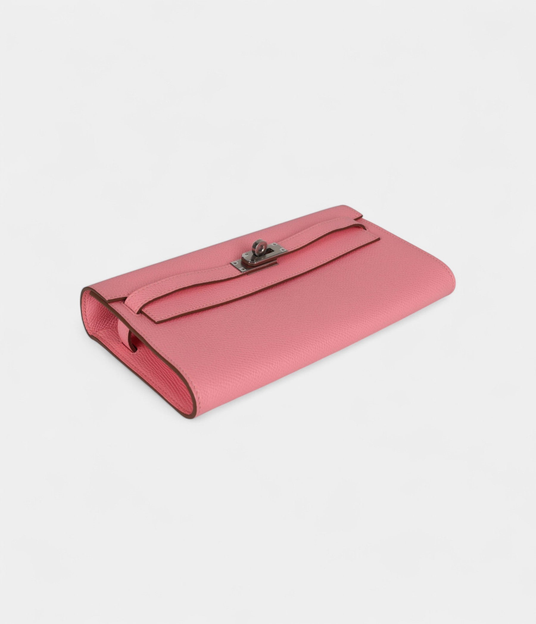 Hermès Kelly Wallet To Go Rose Confetti Epsom Palladium Hardware