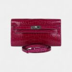 Hermès Kelly Wallet To Go Rose Pourpre Shiny Alligator Palladium Hardware