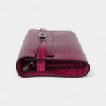 Hermès Kelly Wallet To Go Rose Pourpre Shiny Alligator Palladium Hardware