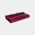 Hermès Kelly Wallet To Go Rose Pourpre Shiny Alligator Palladium Hardware