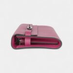 Hermès Kelly Wallet To Go Rose Purple Chevre Palladium Hardware
