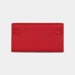 Hermès Kelly Wallet To Go Rouge De Coeur Epsom Gold Hardware