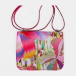 Hermès Limited Edition Mini Constance 18 Bag Marble Silk with Palladium Hardware